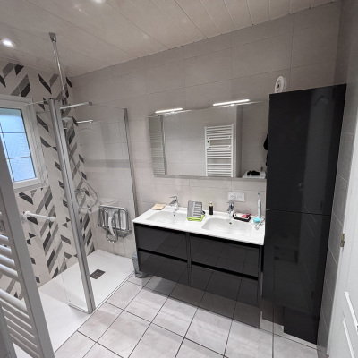 Aménagement d’une salle de bain PMR