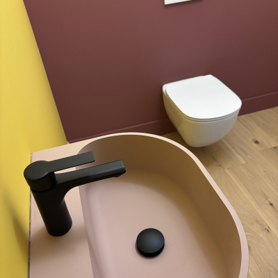 Installation de WC sur bati-support