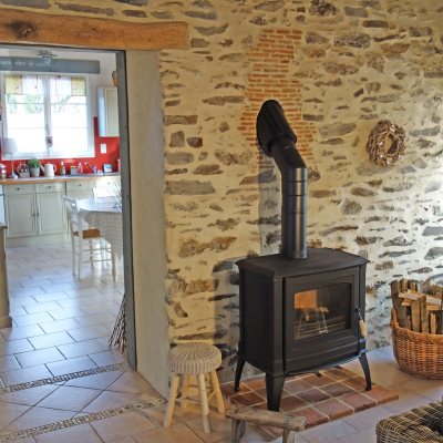 Installations de poêles à bois bûches