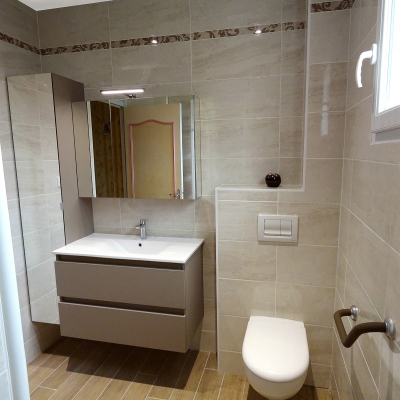 Aménagement d’une salle de bain PMR